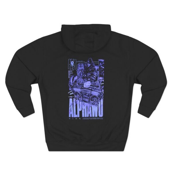 Alpha Wolf Half Living Things Three-Panel Fleece Hoodie - Image 2