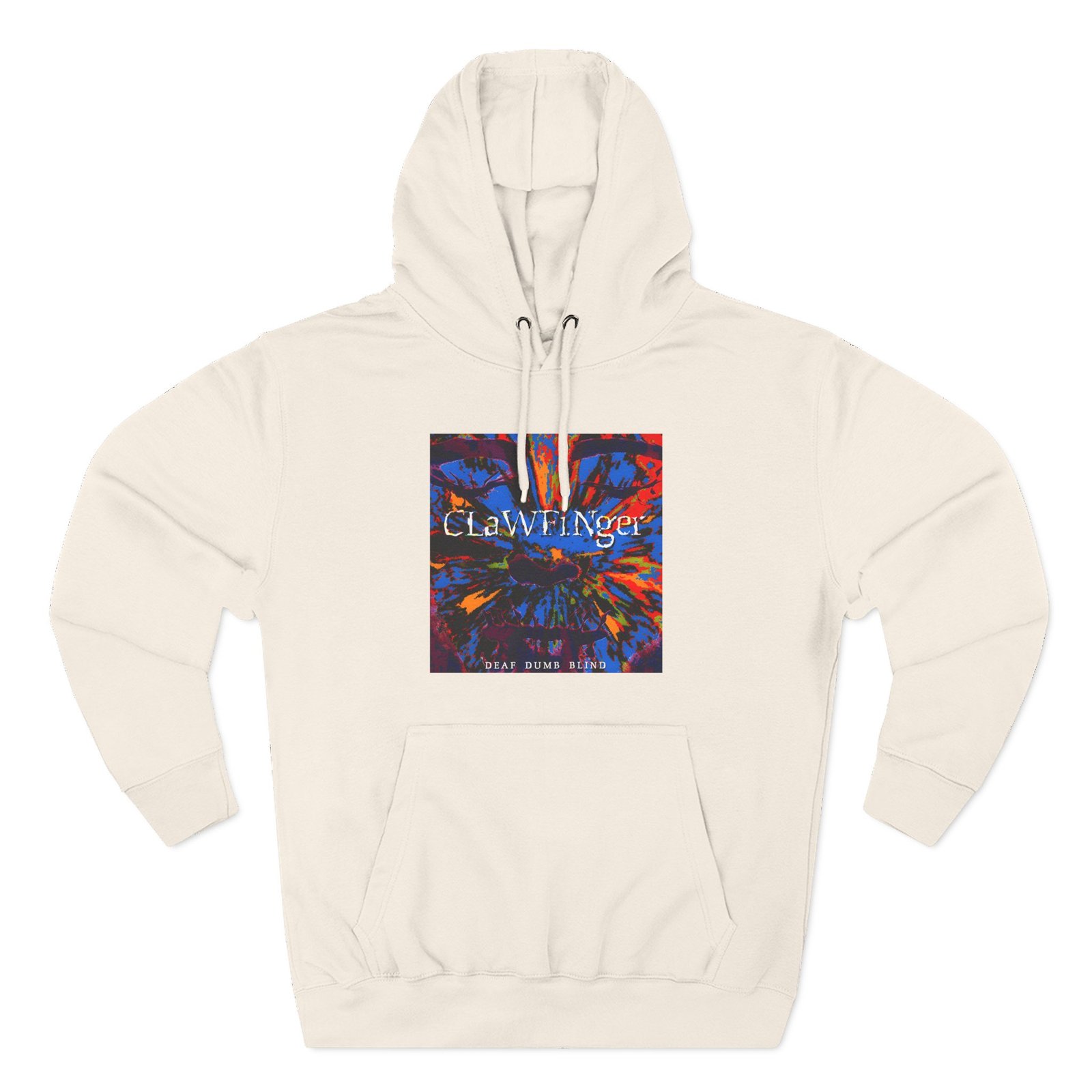 Clawfinger Deaf Dumb Blind 2 Album Cover Three-Panel Fleece Hoodie - Image 9