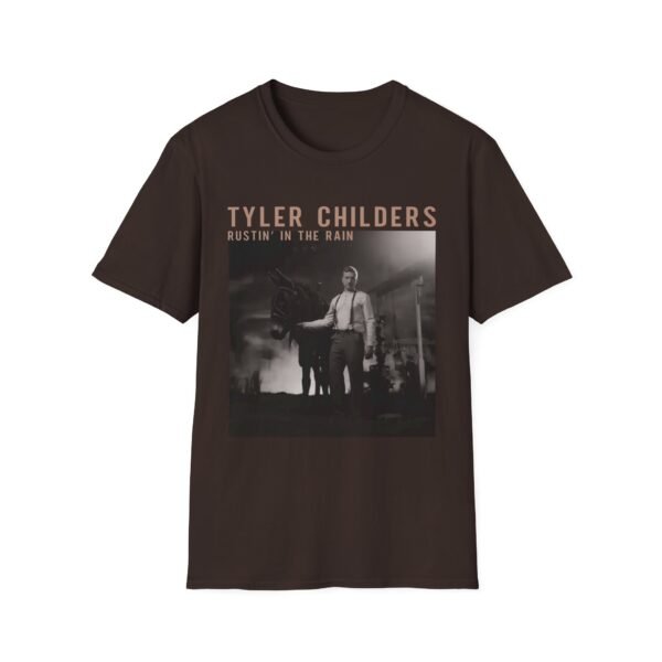 Tyler Childers Black Rustin Unisex Softstyle T-Shirt - Image 7
