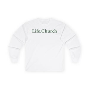 Life Church Two-tone Heavyweight Unisex Ultra Cotton Long Sleeve Tee
