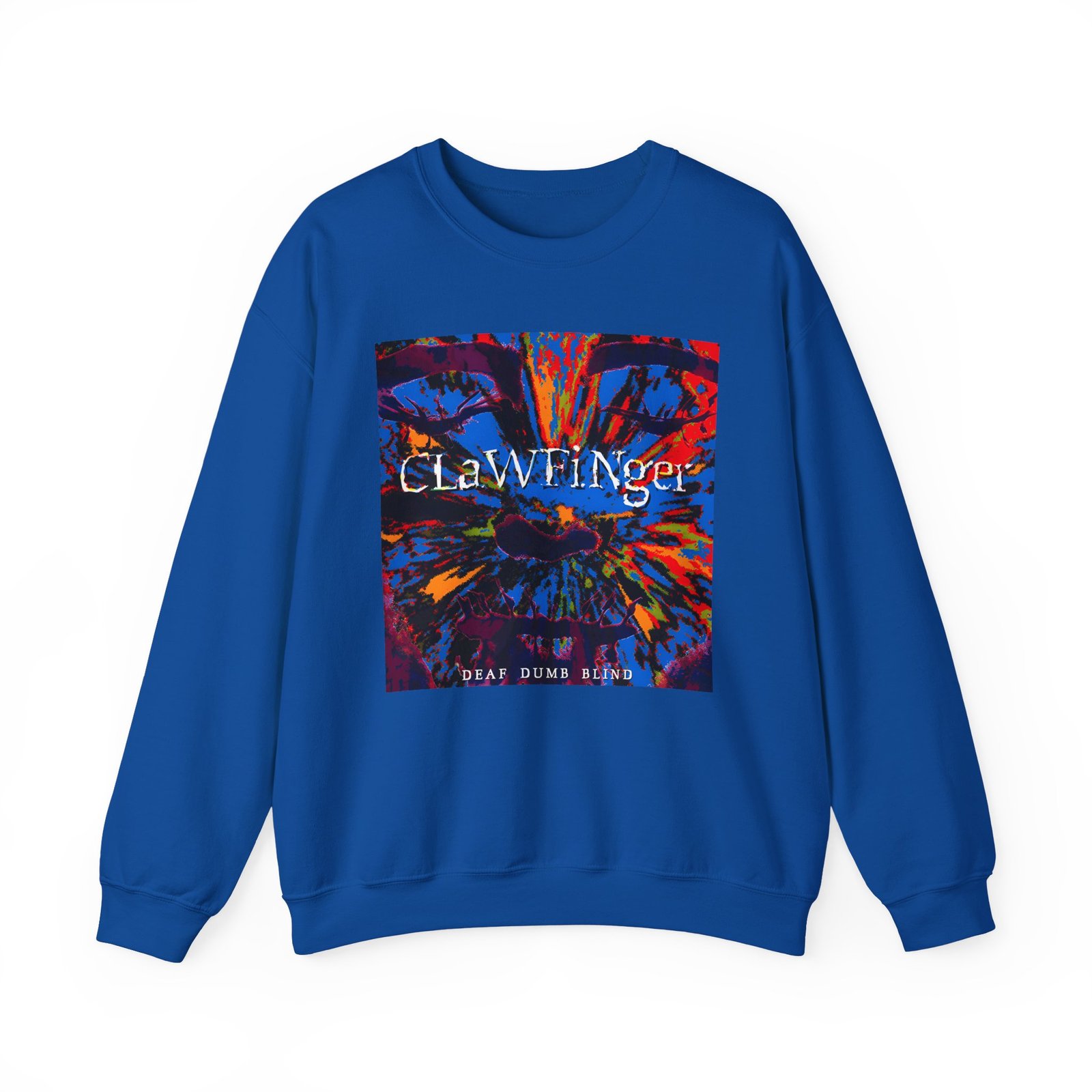 Clawfinger Deaf Dumb Blind 2 Album Cover Unisex Heavy Blend™ Crewneck Sweatshirt - Image 19