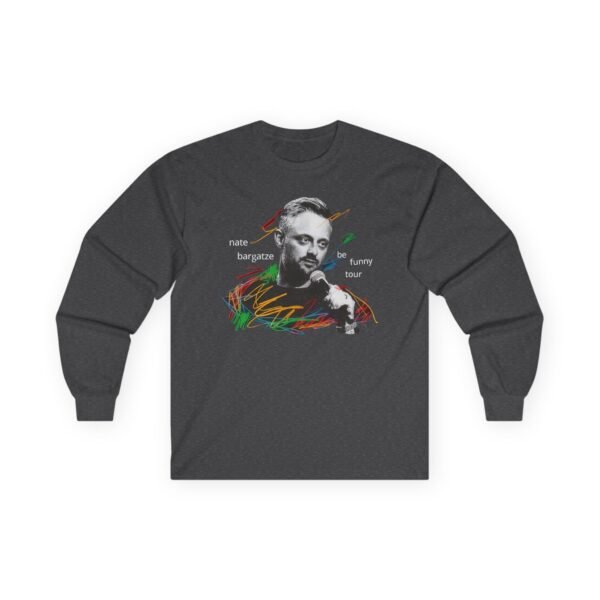 Nate Bargatze 2024 Be Funny Tour Unisex Ultra Cotton Long Sleeve Tee - Image 9