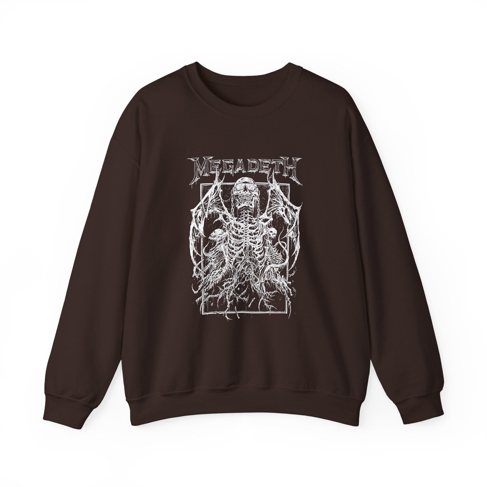 Manhead Megadeth Bat Vic Rising Unisex Heavy Blend™ Crewneck Sweatshirt - Image 5