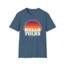 Nate Bargatze Hello Folks Unisex Softstyle T-Shirt