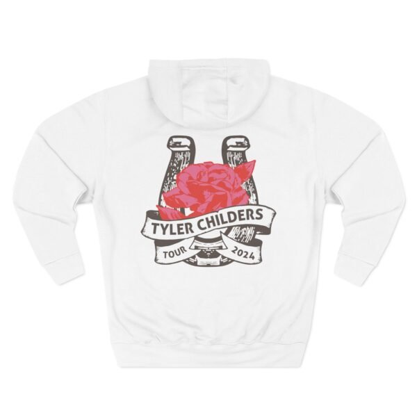 Tyler Childers Blue Muleshoe Three-Panel Fleece Hoodie - Image 2