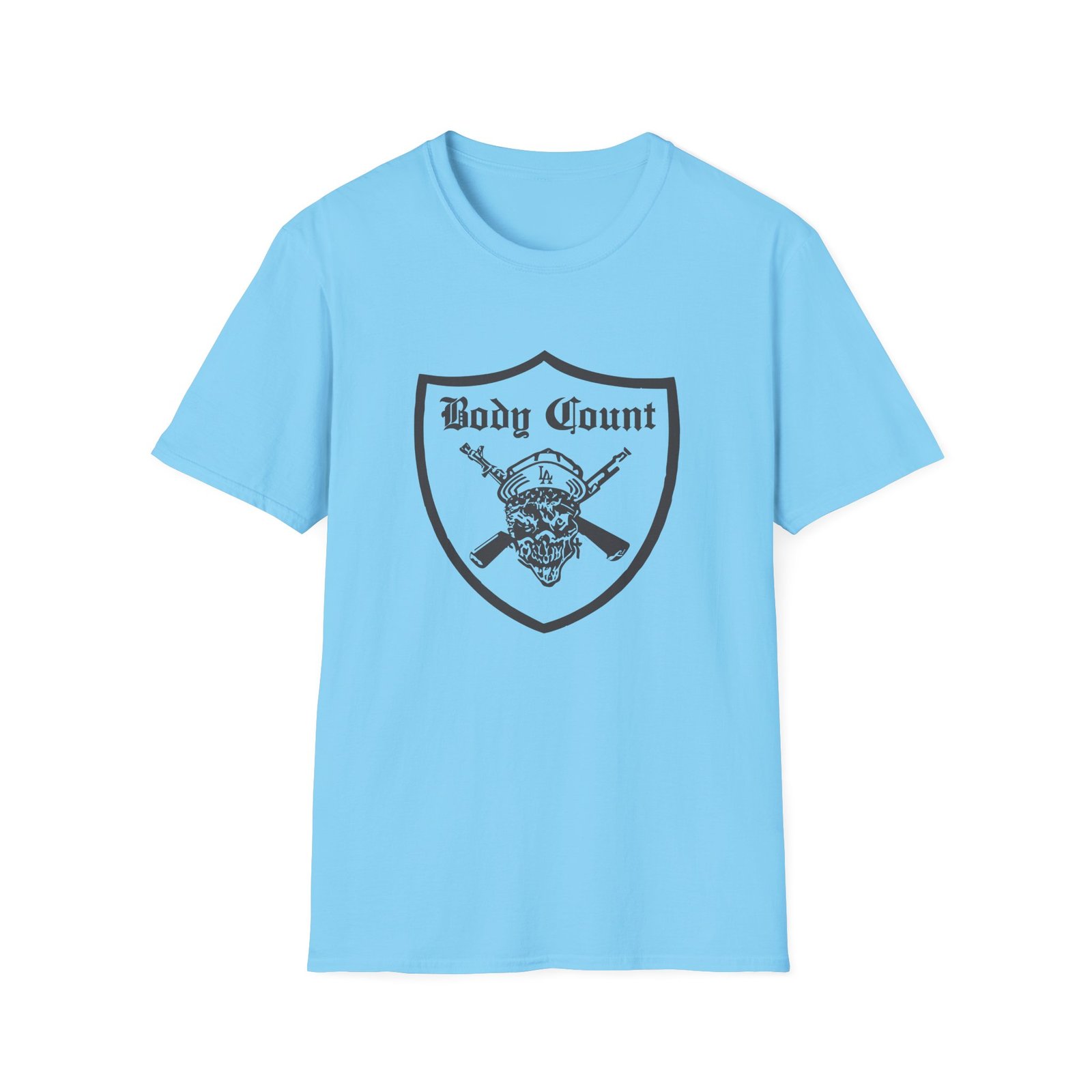 Body Count Pirate Logo Unisex Softstyle T-Shirt - Image 21