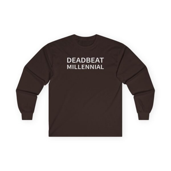 The Snuts Deadbeat Millennial Unisex Ultra Cotton Long Sleeve Tee - Image 5