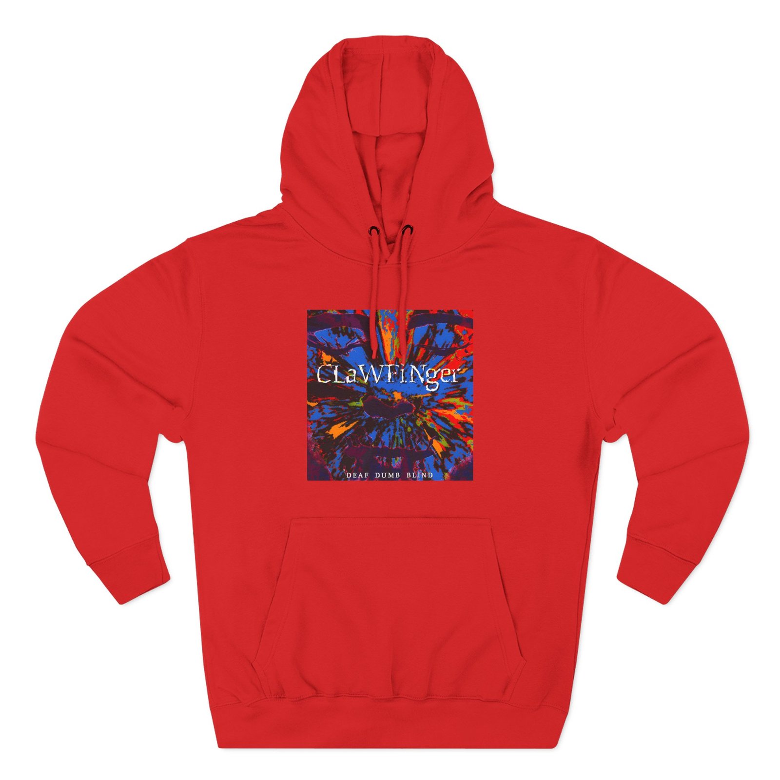 Clawfinger Deaf Dumb Blind 2 Album Cover Three-Panel Fleece Hoodie - Image 27