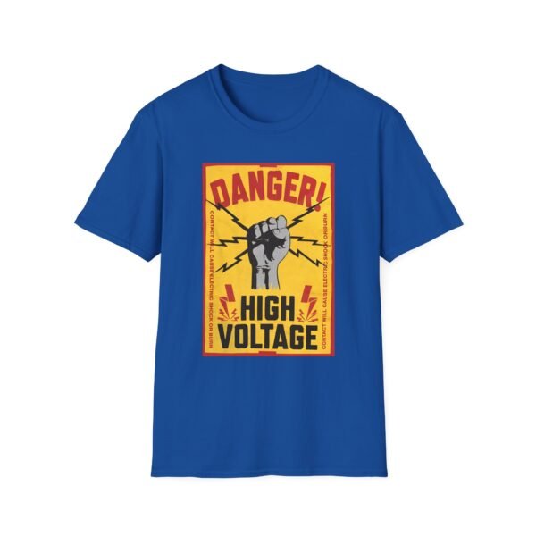 Lachlan Danger! High Voltage Unisex Softstyle T-Shirt - Image 15