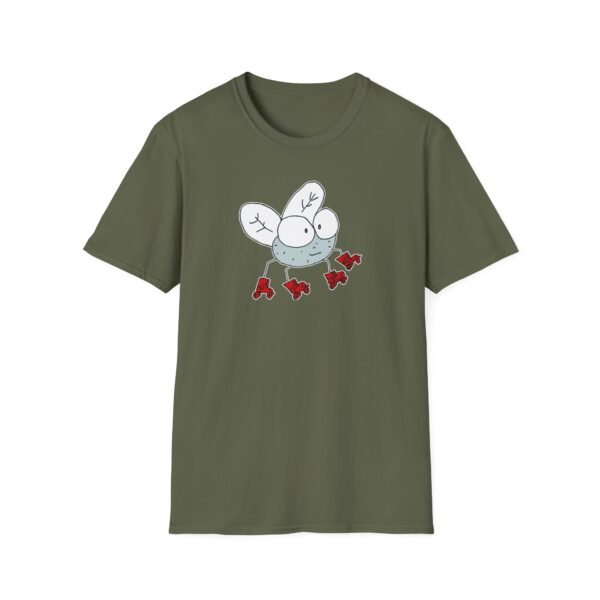 Carl Barron Skating Flies Unisex Softstyle T-Shirt - Image 7