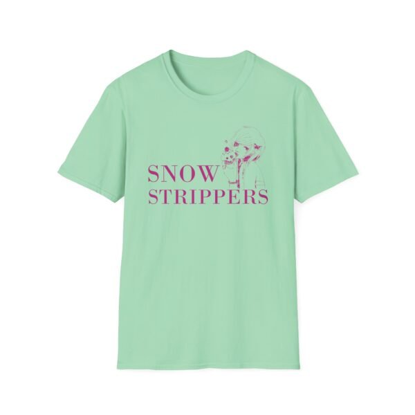 Snow Strippers Unisex Softstyle T-Shirt - Image 11