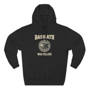 Fourth Wing Basgiath War Collage Three-Panel Fleece Hoodie