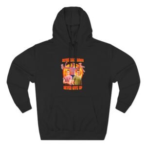 Nick Eh 30 Never Back Down Never Give Up Three-Panel Fleece Hoodie