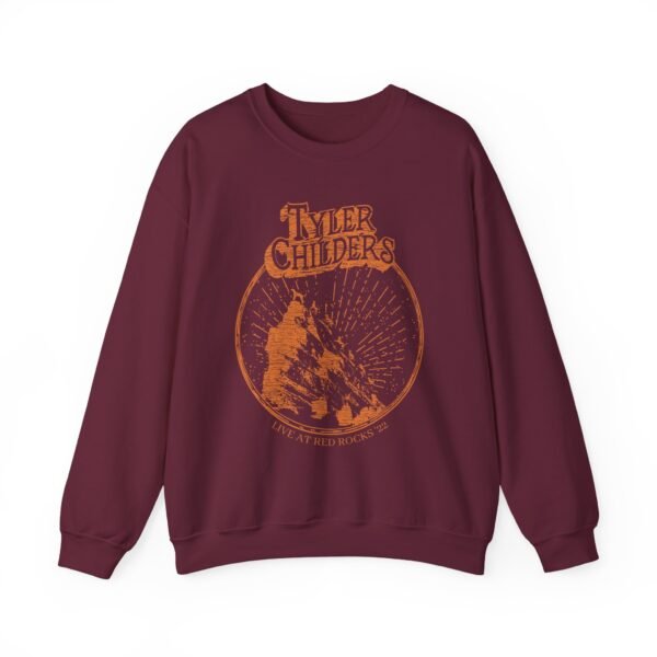 Tyler Childers Natural Red Rocks Unisex Heavy Blend™ Crewneck Sweatshirt - Image 5