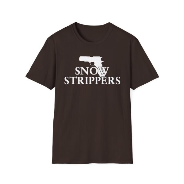 Snow Strippers Unisex Softstyle T-Shirt - Image 5
