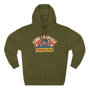 Lime Cordiale Country Club Three-Panel Fleece Hoodie