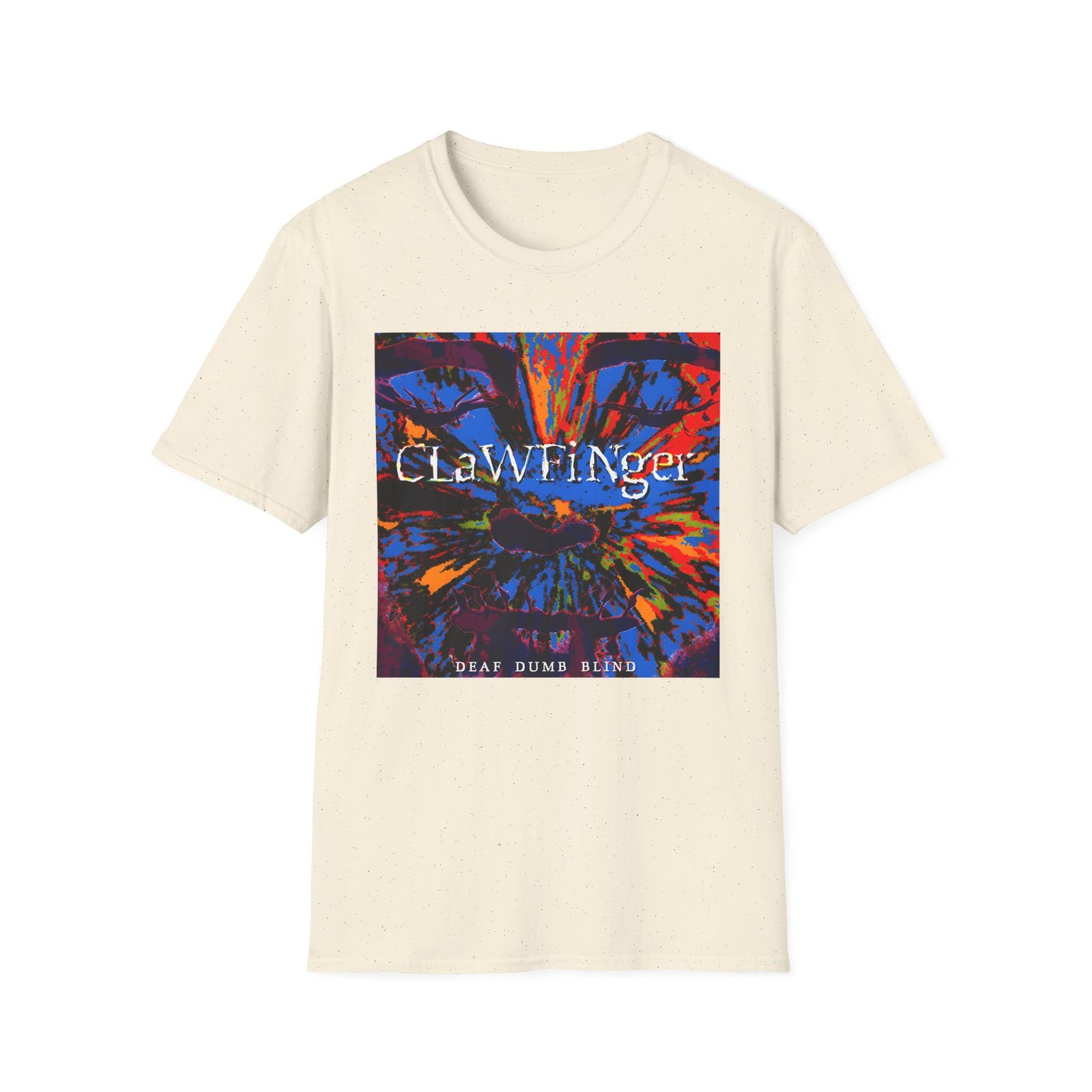 Clawfinger Deaf Dumb Blind 2 Album Cover Unisex Softstyle T-Shirt - Image 13