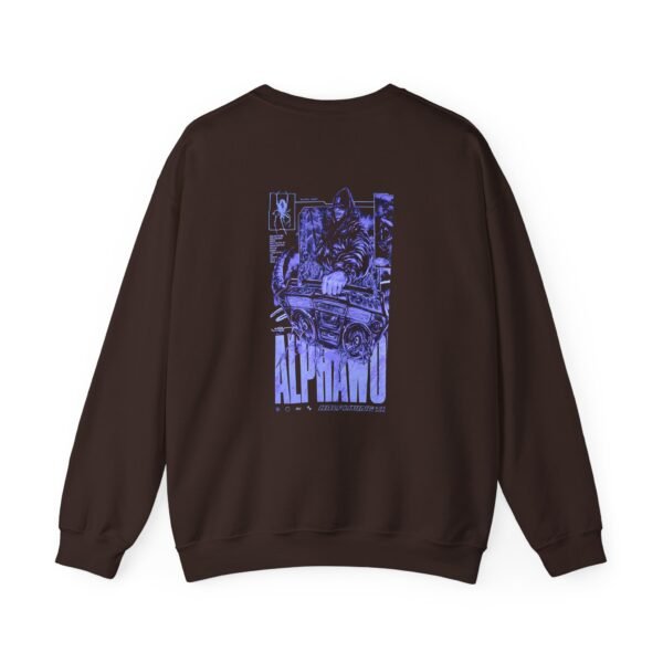 Alpha Wolf Half Living Things Unisex Heavy Blend™ Crewneck Sweatshirt - Image 4