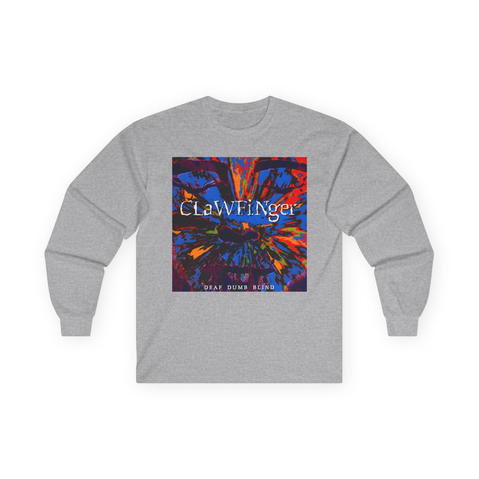 Clawfinger Deaf Dumb Blind 2 Album Cover Unisex Ultra Cotton Long Sleeve Tee - Image 7