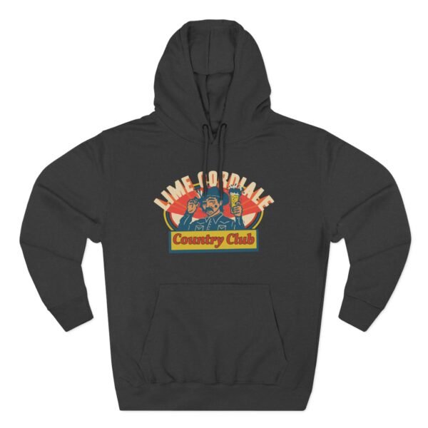 Lime Cordiale Country Club Three-Panel Fleece Hoodie - Image 3