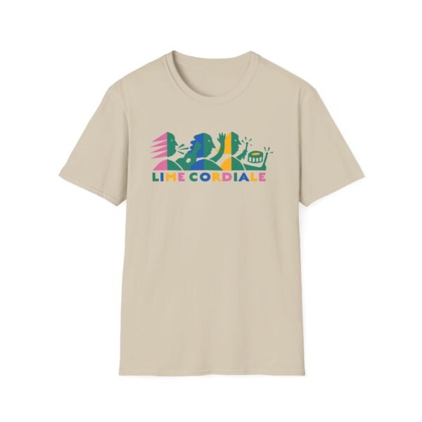 Lime Cordiale Logo Unisex Softstyle T-Shirt - Image 3