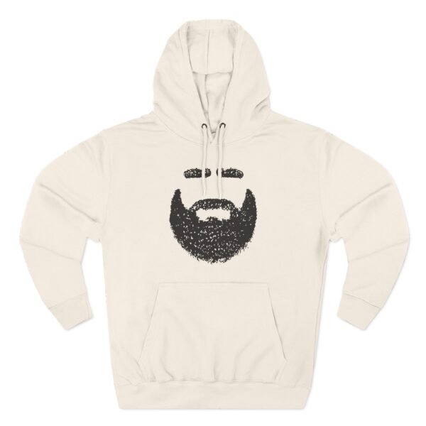 New Heights Jason Kelce Beard Three-Panel Fleece Hoodie - Image 5