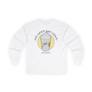 Nate Bargatze - Iced Coffee Whip Cream? Unisex Ultra Cotton Long Sleeve Tee