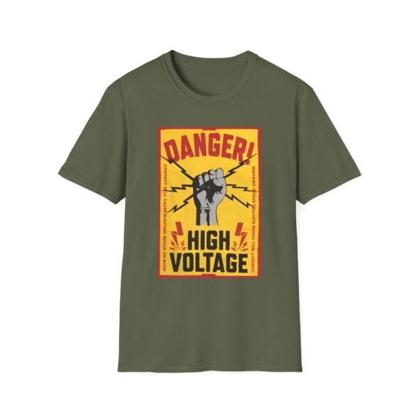 Lachlan Danger! High Voltage Unisex Softstyle T-Shirt - Image 9
