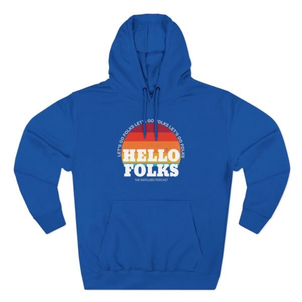 Nate Bargatze Hello Folks Three-Panel Fleece Hoodie - Image 9