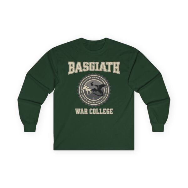 Fourth Wing Basgiath War Collage Unisex Ultra Cotton Long Sleeve Tee - Image 7