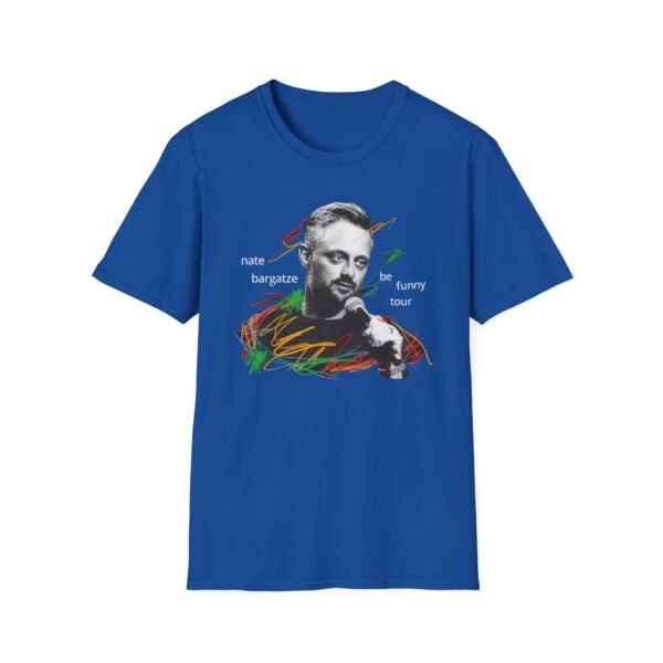 Nate Bargatze 2024 Be Funny Tour Unisex Softstyle T-Shirt - Image 11