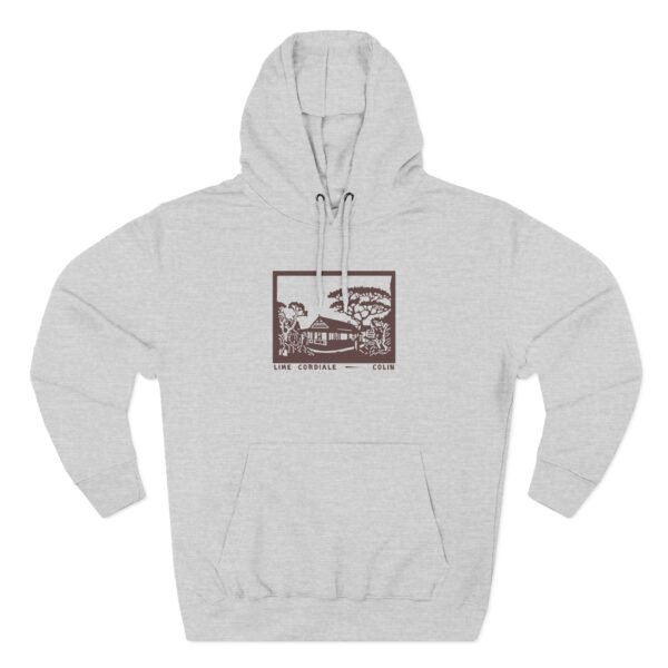 Lime Cordiale Colin Three-Panel Fleece Hoodie - Image 3