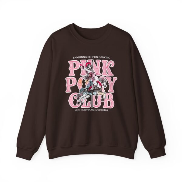 Chappell Roan Im Gonna Keep on Dancing Pink Pony Club Unisex Heavy Blend™ Crewneck Sweatshirt - Image 3