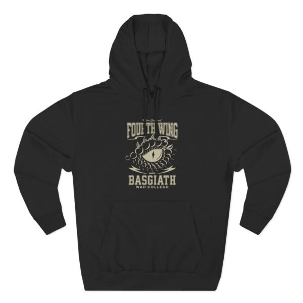 Fourth Wing riders quadrant Three-Panel Fleece Hoodie