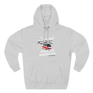 The Greatest Average American Nate Bargatze Three-Panel Fleece Hoodie