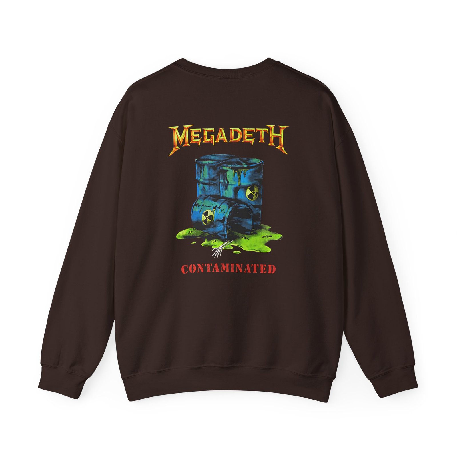 Manhead Megadeth Contaminated Unisex Heavy Blend™ Crewneck Sweatshirt - Image 4