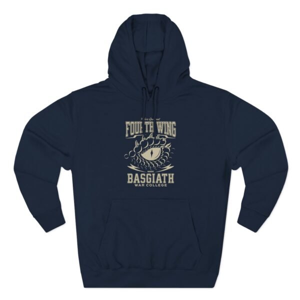 Fourth Wing riders quadrant Three-Panel Fleece Hoodie - Image 11