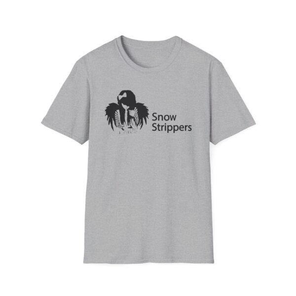 Snow Strippers Unisex Softstyle T-Shirt - Image 7