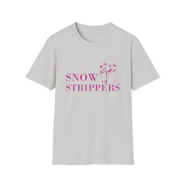 Snow Strippers Unisex Softstyle T-Shirt - Image 5