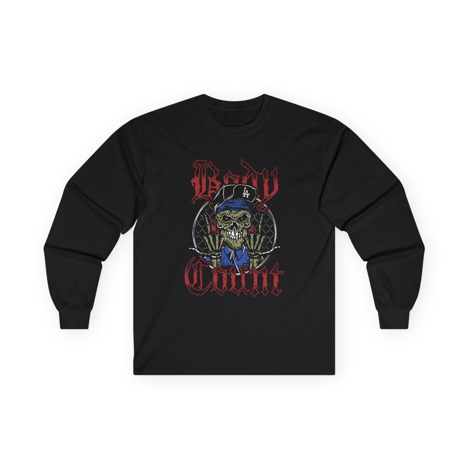 Body Count Skull Mascot Unisex Ultra Cotton Long Sleeve Tee