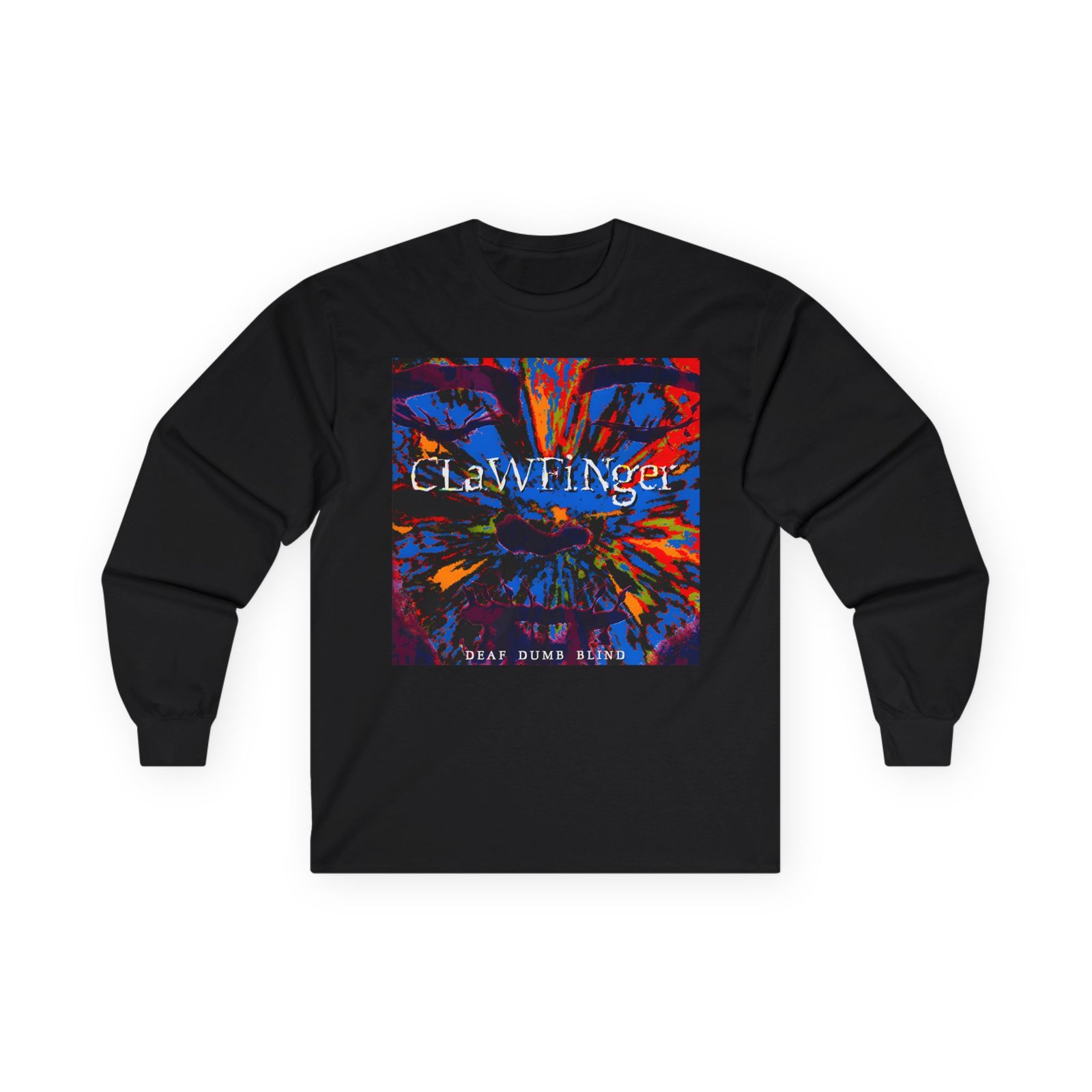 Clawfinger Deaf Dumb Blind 2 Album Cover Unisex Ultra Cotton Long Sleeve Tee - Image 5
