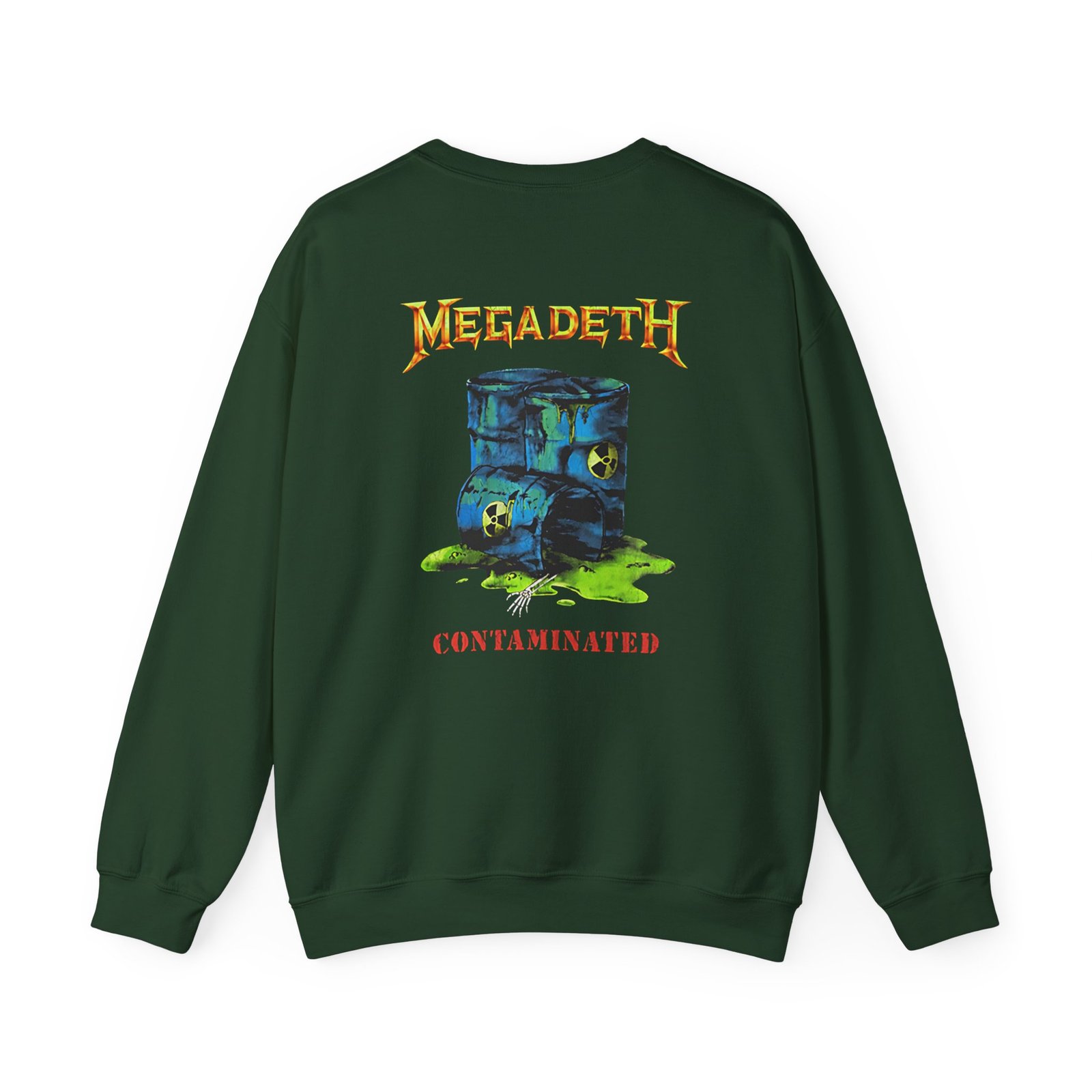 Manhead Megadeth Contaminated Unisex Heavy Blend™ Crewneck Sweatshirt - Image 6
