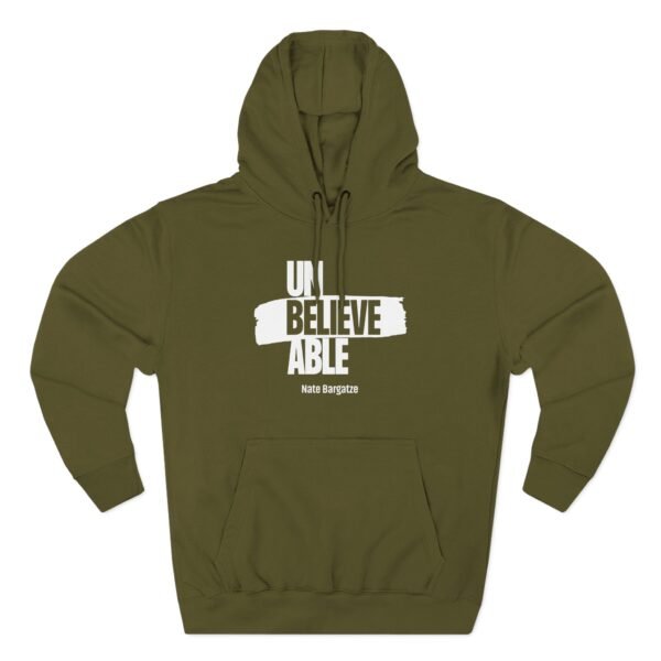 Nate Bargatze - Unbelievable Three-Panel Fleece Hoodie - Image 5
