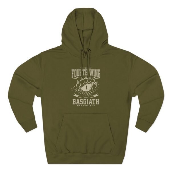 Fourth Wing riders quadrant Three-Panel Fleece Hoodie - Image 5