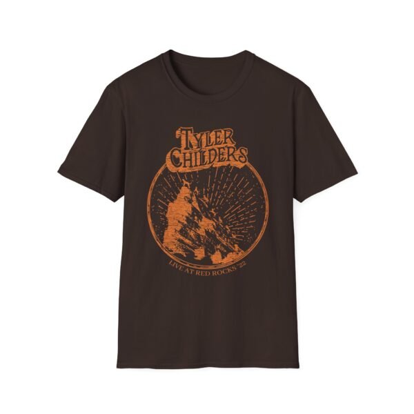 Tyler Childers Natural Red Rocks Unisex Softstyle T-Shirt - Image 9