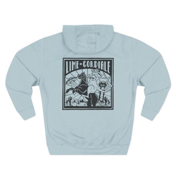 Lime Cordiale Three-Panel Fleece Hoodie - Image 10