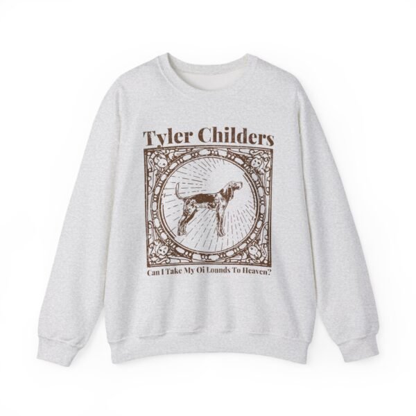 Tyler Childers Beige Hound Unisex Heavy Blend™ Crewneck Sweatshirt - Image 5