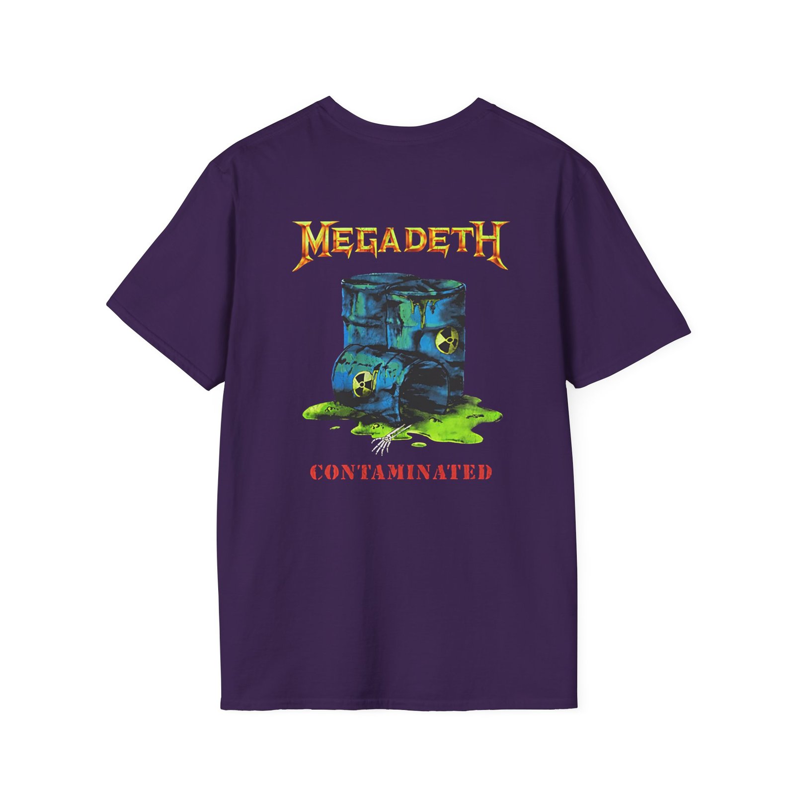 Manhead Megadeth Contaminated Unisex Softstyle T-Shirt - Image 8