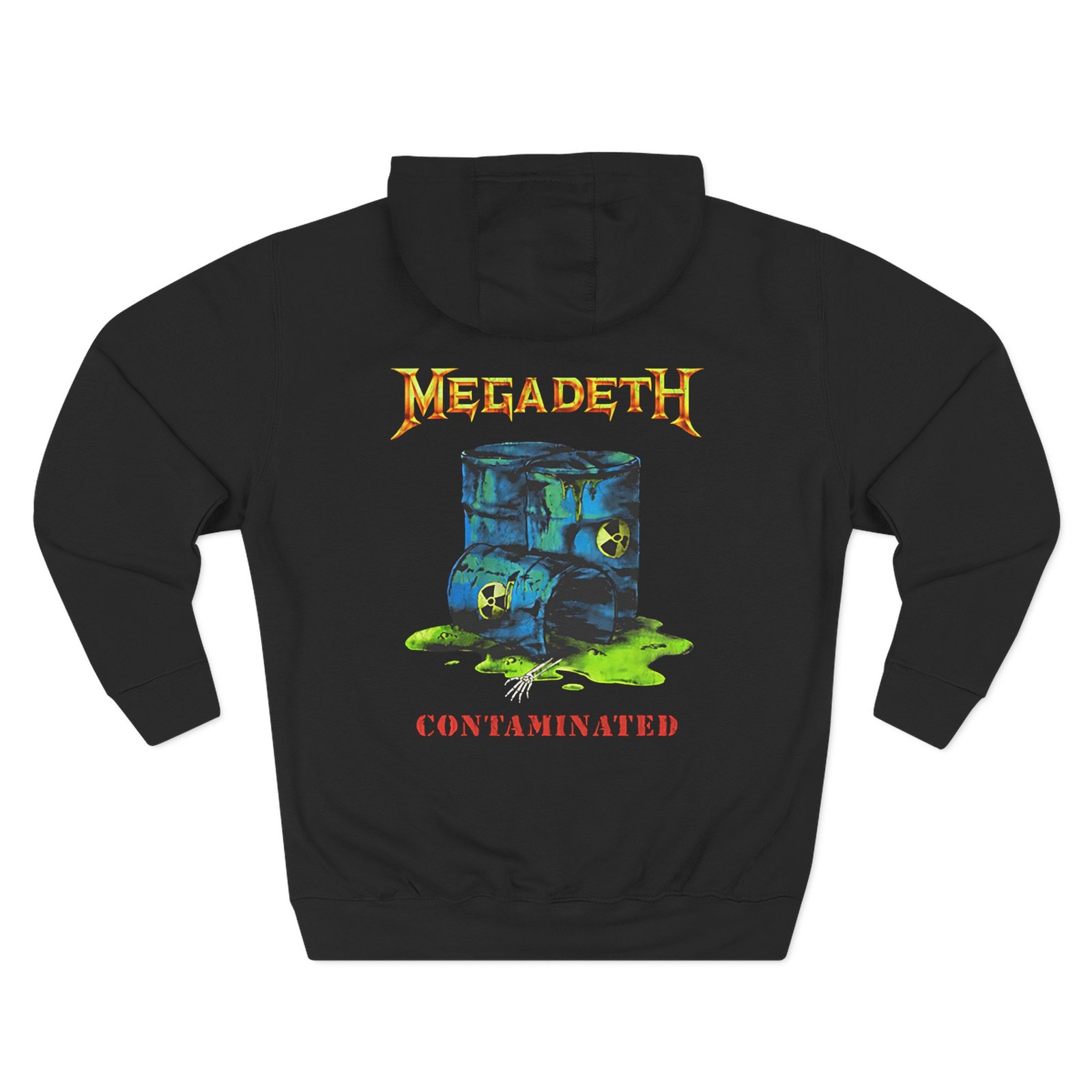 Manhead Megadeth Contaminated Three-Panel Fleece Hoodie - Image 2
