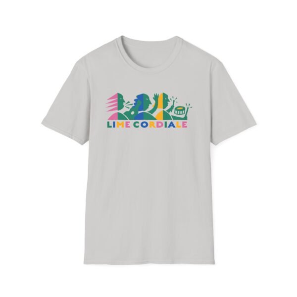 Lime Cordiale Logo Unisex Softstyle T-Shirt - Image 5